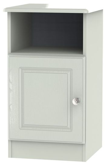 Crystal Cashmere 1 Door Bedside Cabinet