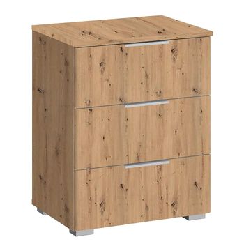 Alabama Artisan Oak 3 Drawer Bedside Cabinet