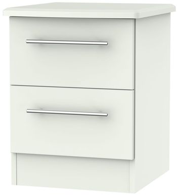 Sherwood Porcelain 2 Drawer Bedside Cabinet