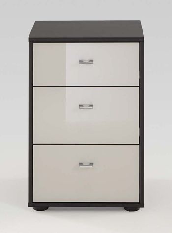 Tokio 3 Drawer Bedside Cabinet - Sizes Available