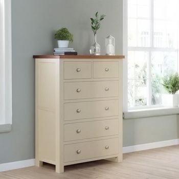 Lundy Ivory Painted 2+4 Drawer Chest