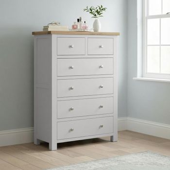 Lundy Grey Painted 2+4 Drawer Chest