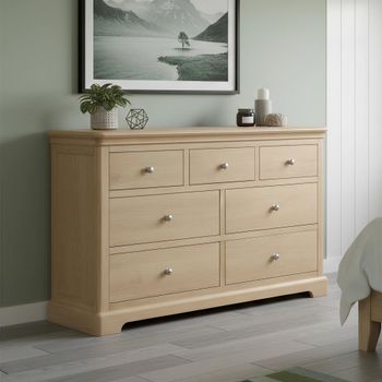 Cromwell Oak 3+4 Drawer Chest