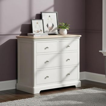 Cromwell Grey Painted 2+2 Drawer Chest