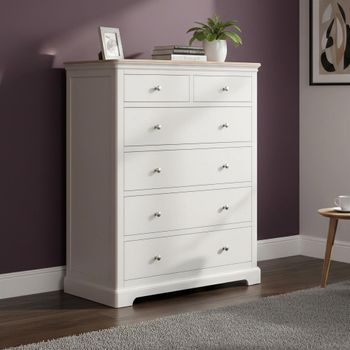 Cromwell Grey Painted 2+4 Drawer Chest