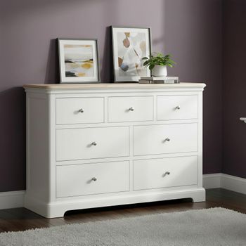 Cromwell Grey Painted 3+4 Drawer Chest