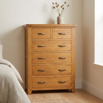 Somer Oak 4+2 Drawer Chest