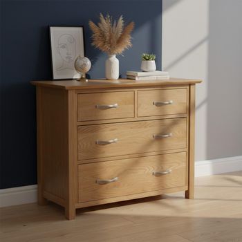 Nimbus Oak 2+2 Drawer Chest