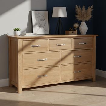 Nimbus Oak 3+4 Drawer Chest