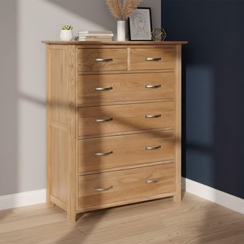 Nimbus Oak 4+2 Drawer Chest