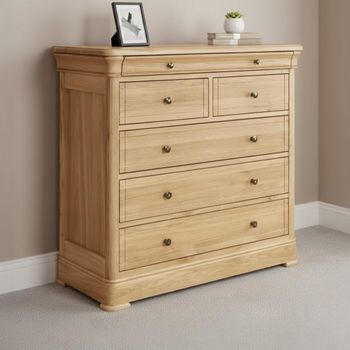Moreno Oak 6 Drawer Chest