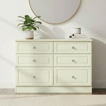 Pembroke Cream 6 Drawer Midi Chest