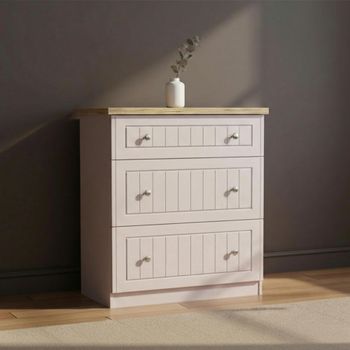 Vienna Cashmere 3 Drawer Deep Chest