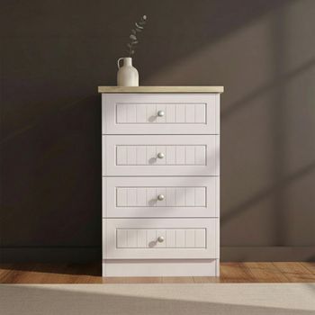 Vienna Cashmere 4 Drawer Midi Chest