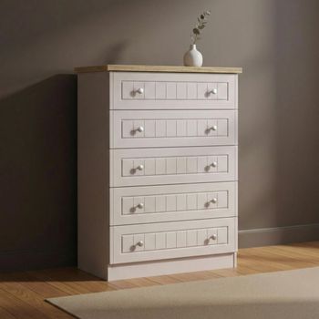 Vienna Cashmere 5 Drawer Chest