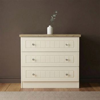 Vienna Cream 3 Drawer Small Chest