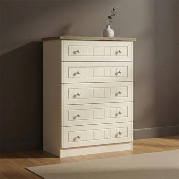 Vienna Cream 5 Drawer Chest