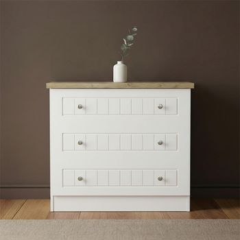 Vienna Porcelain 3 Drawer Small Chest