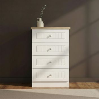 Vienna Porcelain 4 Drawer Midi Chest