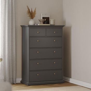 Paris Grey 2+4 Drawer Chest
