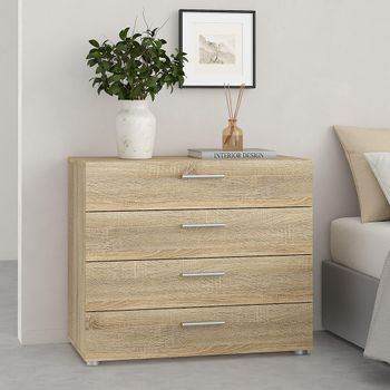 Pepe Oak 4 Drawer Chest
