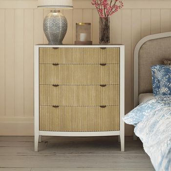 Abbeydale Soft Natural Painted 4 Drawer Chest