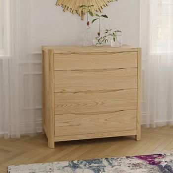 Stockholm Oak 4 Drawer Chest