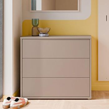 Alice Springs Taupe 3 Drawer Chest