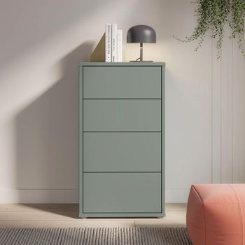 Alice Springs Sage Green 4 Drawer Tall Chest