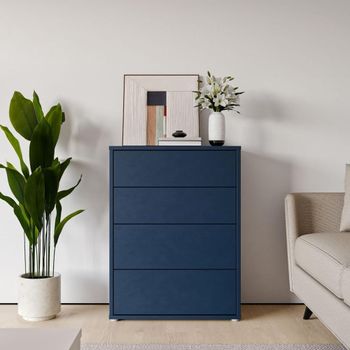 Alice Springs Night Blue 4 Drawer Wide Chest