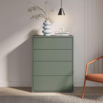 Alice Springs Sage Green 4 Drawer Wide Chest