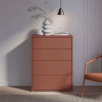 Alice Springs Terracotta 4 Drawer Wide Chest