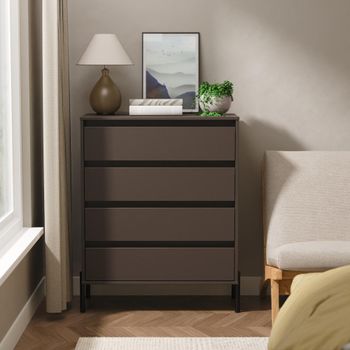 Leona Graphite 4 Drawer Chest