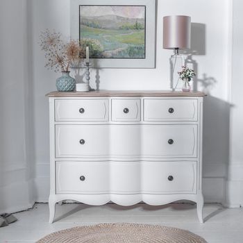 Amelie White 5 Drawer Chest