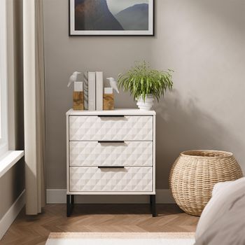 Harlequin 3 Drawer Midi Kashmir Matt Chest