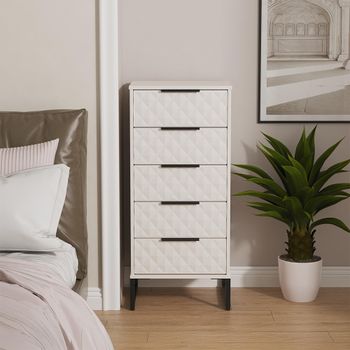 Harlequin 5 Drawer Narrow Kashmir Matt Chest
