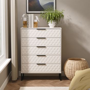 Harlequin 5 Drawer Wide Kashmir Matt Chest