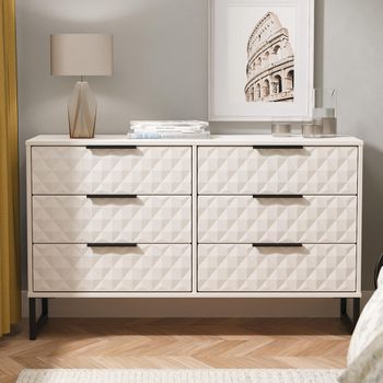 Harlequin 6 Drawer Midi Kashmir Matt Chest