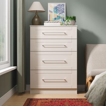 York Cashmere 4 Drawer Deep Chest