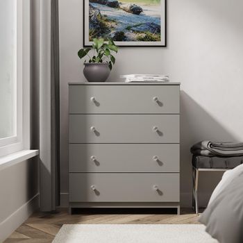 Yarmouth Dusk Grey 4 Drawer Chest