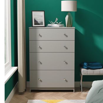Yarmouth Dusk Grey 4 Drawer Deep Chest