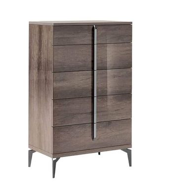 Matera Italian Wood Grain 5 Drawer Chest