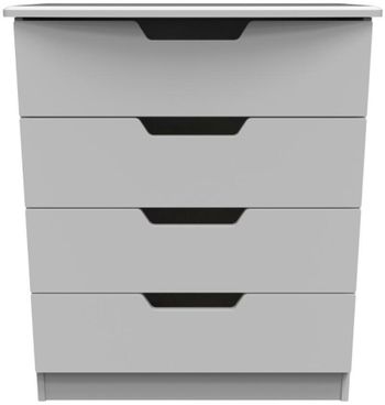 Bella Grey 4 Drawer Chest