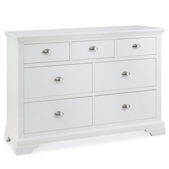 Hampstead White 3+4 Drawer Chest
