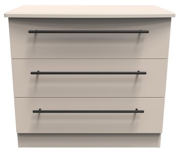 Beverley Cashmere 3 Drawer Small Chest