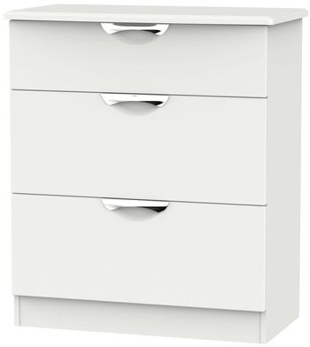 Camden Grey 3 Drawer Deep Chest