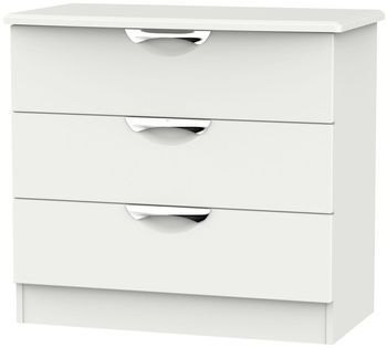 Camden Grey 3 Drawer Small Chest