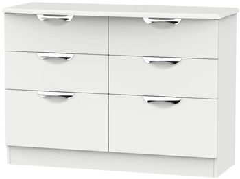 Camden Midi Grey 6 Drawer Chest