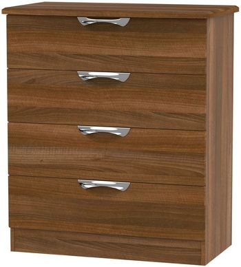 Camden Walnut 4 Drawer Chest