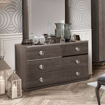 Nabucco Italian Silver Birch 3 Drawer Chest